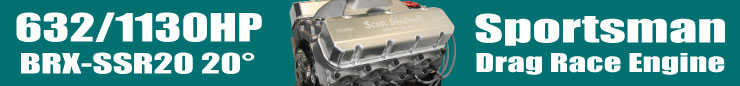 632/1130HP Sportsman Series SSR20 Drag Race Engine